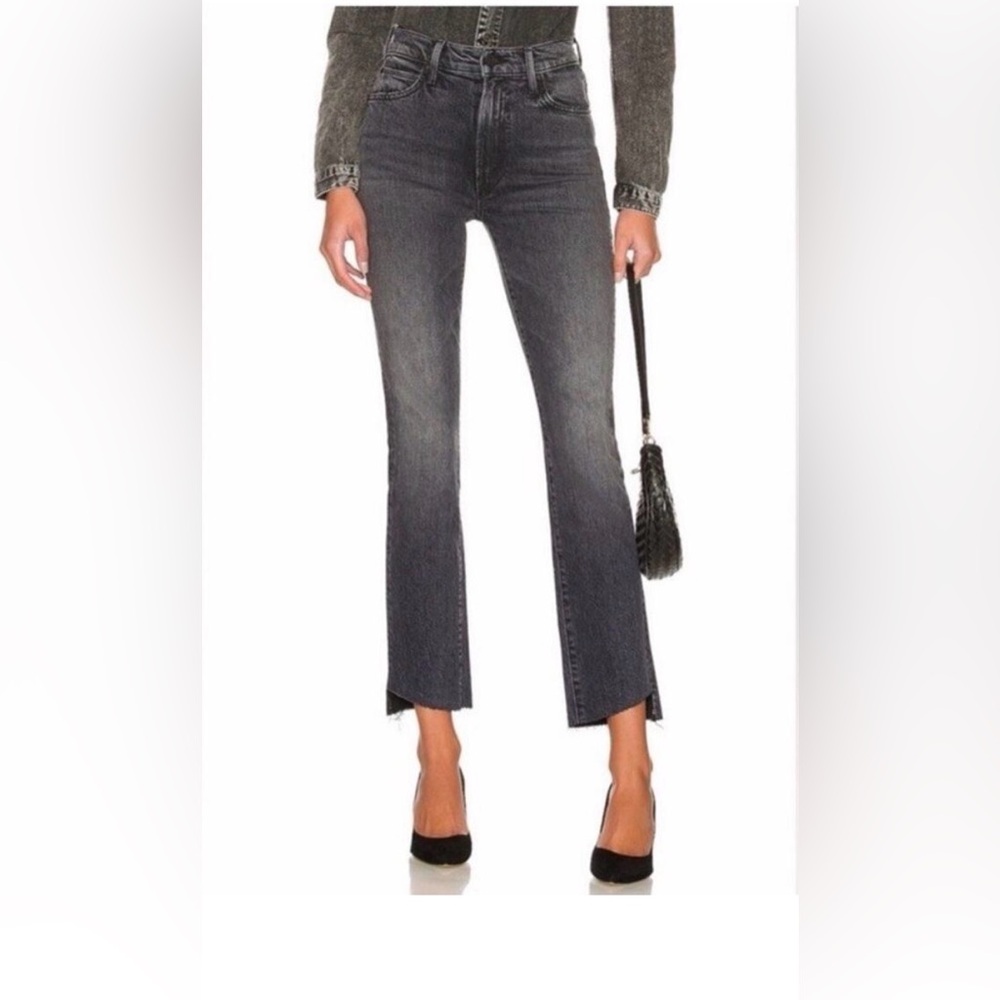 MOTHER Women's High waisted Rascal ankle step fray size 23
